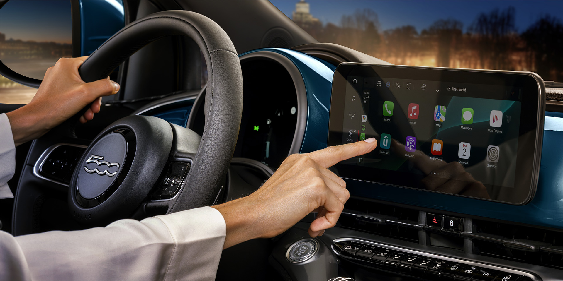 Nieuwe 500 Hybrid Torino - icoon