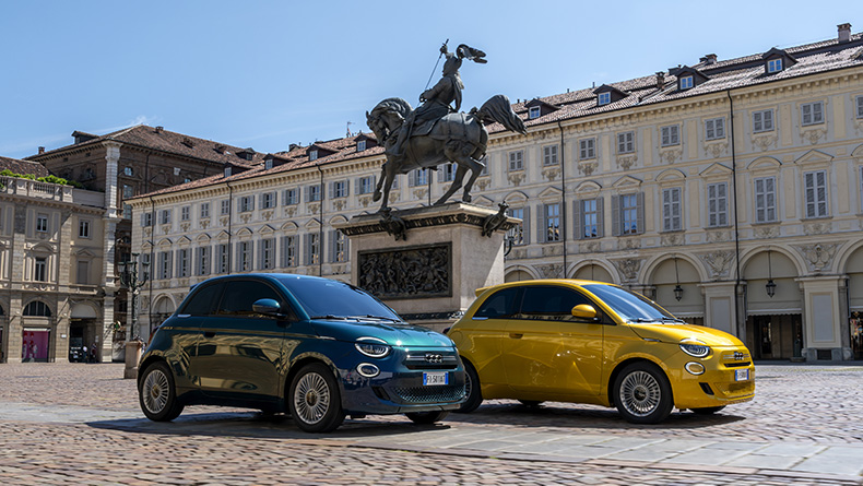 Nieuwe 500 Hybrid Torino - opvallen
